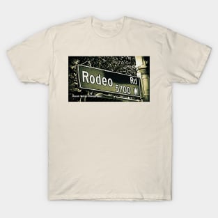 Rodeo Road, Los Angeles, California by Mistah Wilson T-Shirt
